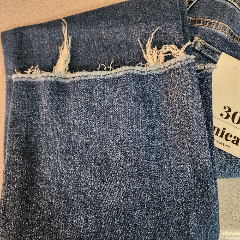 MICA Women's Super High Straight Leg Jeans - Blue. NWT - Picture 7 of 14